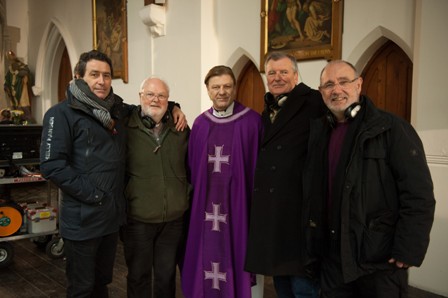 Ashley Pearce, Denis Blackledge SJ, Sean Bean, Colin McKeown and Jimmy McGovern