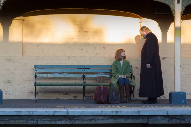 Kelly Reilly and Brendan Gleeson in the movie ‘Calvary.’ (CNS photo/20th Century Fox)