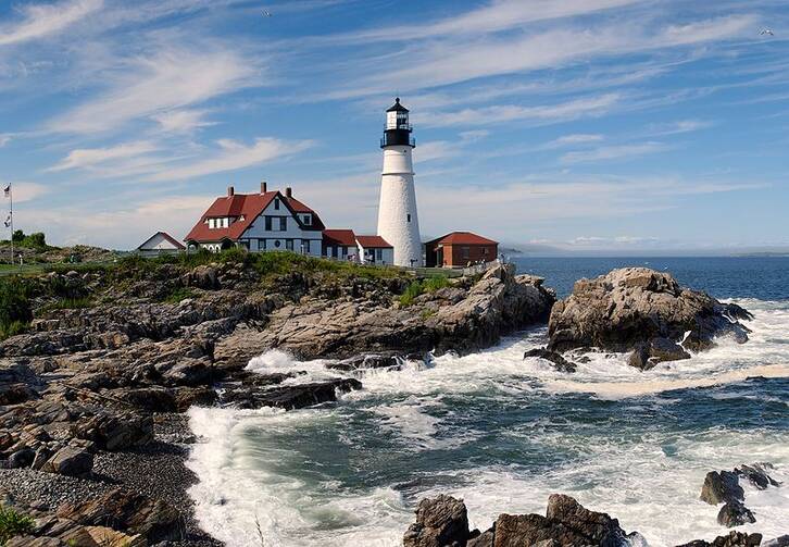  Portland Head Light Station, Cape Elizabeth, Maine. (Creative Commons)