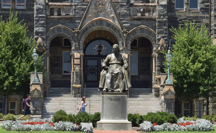 Georgetown University's LGBTQ Resource Center is, says Father Martin, a model for other Catholic colleges and universities. (CNS photo/Elizabeth Bachmann) 
