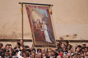 THE GOAL. Pope Francis celebrates Mass on the feast of Corpus Christi at the Basilica of St. John Lateran in Rome.