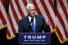 Indiana Gov. Mike Pence addresses a July 16, 2016 news conference in New York where he was introduced as the vice presidential running mate of Republican U.S. presidential candidate Donald Trump (CNS photo/Carlo Allegri, Reuters).