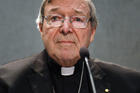Cardinal George Pell meets the media, at the Vatican. (AP Photo/Gregorio Borgia, File)