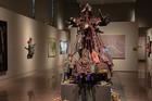 “Cruz for Bishop Oscar Romero, Martyr of El Salvador” by Michael Tracy was featured in an exhibit at the Museum of Contemporary Religious Art at St. Louis University. (Photo: MOCRA).